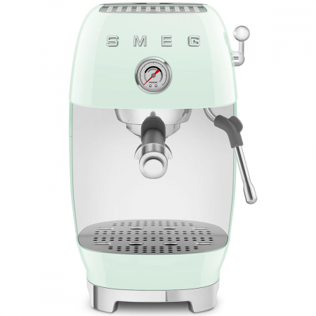 Рожковая кофемашина SMEG ECF03PGEU, 15 бар, цвет пастельный зеленый - фото 2
