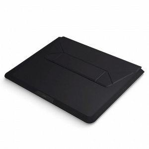 Чехол-конверт Uniq Oslo leather Magnetic Laptop sleeve совместимый с ноутбукоми 14" черный