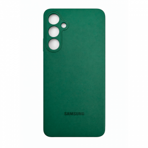 Накладка Silicone Case совместимая с Samsung S24 FE зеленая (SC)
