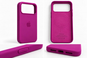 Накладка Silicone Case с MagSafe совместимый с iPhone 18 Pro Max/17 Pro Max Purple (пурпурный) LB