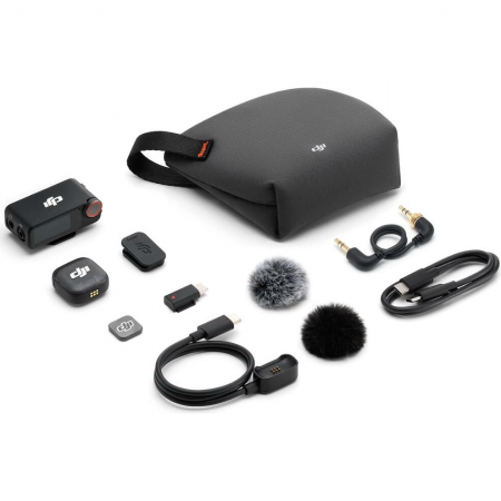 Комплект беспроводного микрофона DJI Mic 3 (1TX+1RX) Black (черный) EAC - фото 2
