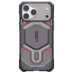 Противоударная накладка UAG MONARCH PRO с Magsafe с защитой на модуль камеры совместимая с 18 Pro Max/17 Pro Max темно-серая