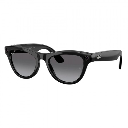 RayBan Meta Skyler gen 2 RW4014 S52 Shiny black/polar gradien graphite (глянцевая черная рамка , графитовые линзы) антибликовое покрытие 