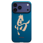 Кевларовая накладка Pitaka Ultra-Slim Case (Ink Horse Painting Edge) совместимая с iPhone 17 Pro синяя/для розницы 003