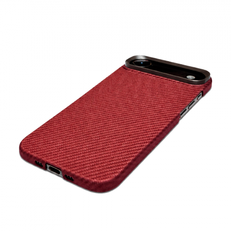 Кевларовая накладка Cabal Kevlar Case Ultra-Slim Rose совместимая с iPhone 17 Air красный - фото 3