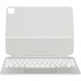 Чехол-клавиатура Apple Magic Keyboard Touchpad (MWR43) совместимая с iPad Pro 13" (2024/2025) (русская гравировка) белая (Оригинал)