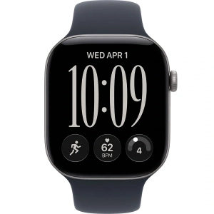 Apple Watch Series 12 (MJE74) 42mm Sp Gray Al N Blue SB (серый/темно-синий спортивный ремешок) (S/M)