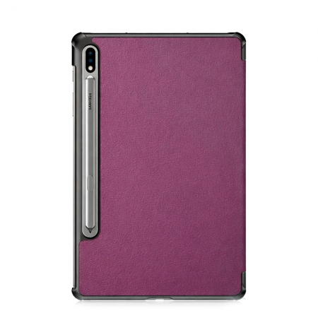 Чехол-книжка Partner совместимый c Samsung Tab S10+/S9+/S9 FE фиолетовый  - фото 3
