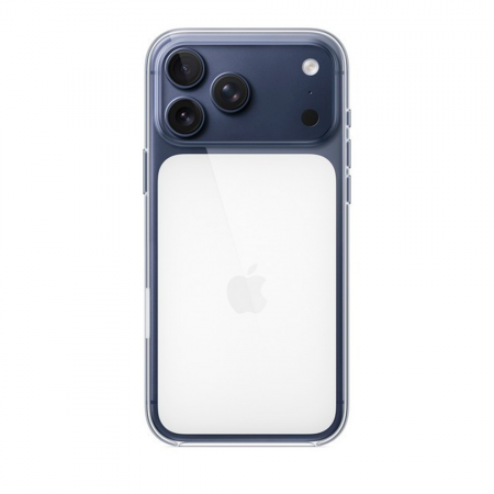 Пластиковая накладка Clear Case с MagSafe совместимая с iPhone 17 Pro Max прозрачная LB
