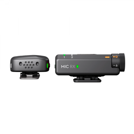 Комплект беспроводного микрофона DJI Mic Mini (1 передатчик + 1 ресивер) Black (черный) EAC - фото 3