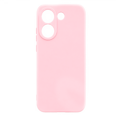 Накладка Silicone Case совместимая с ПОКО X8 Pro (SC) нежно розовая