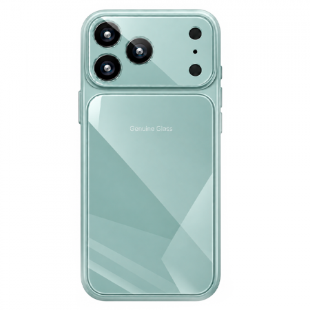 Пластиковая накладка Genuine совместимая с iPhone 18 Pro Max/17 Pro Max зеленая - фото 2