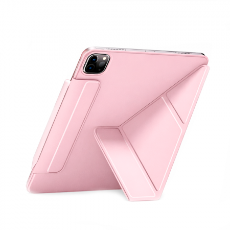 Чехол-книжка WIWU Smart Folio совместимый с iPad Air 13 (2024/2025)/Pro 12.9" розовая - фото 3