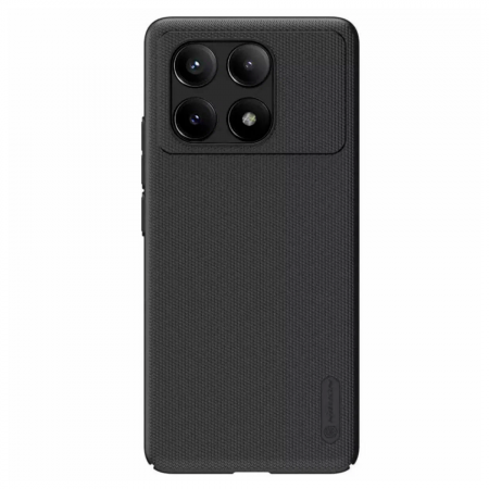 Противоударная накладка Nillkin Super Frosted Shiield Pro совместимая с ПОКО X6 Pro черная 