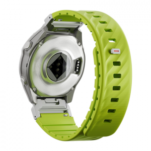 Силиконовый ремешок UNIQ Fluo для Garmin 26 mm (Dark-Lime) желто-зеленый