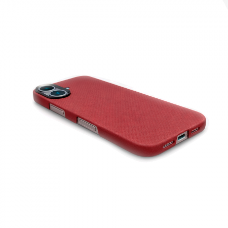Кевларовая накладка Cabal Kevlar Case Ultra-Slim Rose совместимый с iPhone 17 красный - фото 3