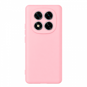 Накладка Silicone Case совместимая с Редми Нот 15 4G (SC) нежно розовая