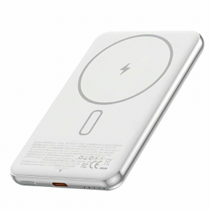 Внешний аккумулятор Wiwu Silver Seraph с MagSafe 5000mAh 20W серебро ССС