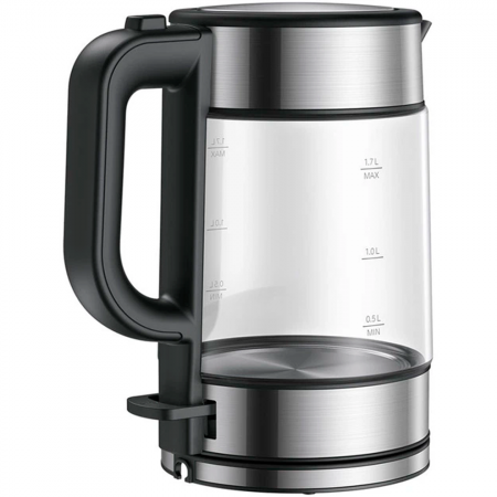 Чайник электрический Ксиаоми Electric Glass Kettle, серебристый - фото 2