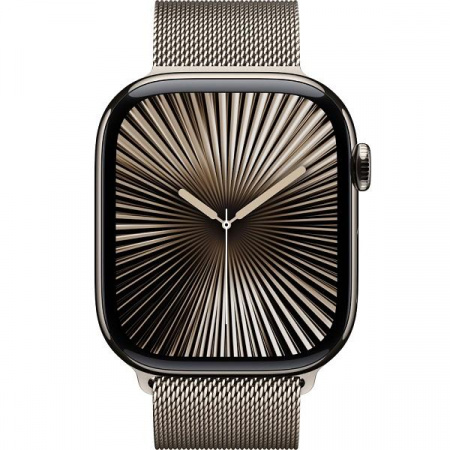 Apple Watch (MC7Q4) Series 10 46mm Natural Ti Nat Mil Lp (S/M) (титан/титан мил.плетение) - фото 2