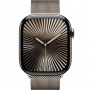 Apple Watch (MC7Q4) Series 10 46mm Natural Ti Nat Mil Lp (S/M) (титан/титан мил.плетение)