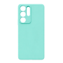 Накладка Silicone Case совместимая с Samsung Galaxy S25 Ultra мятная