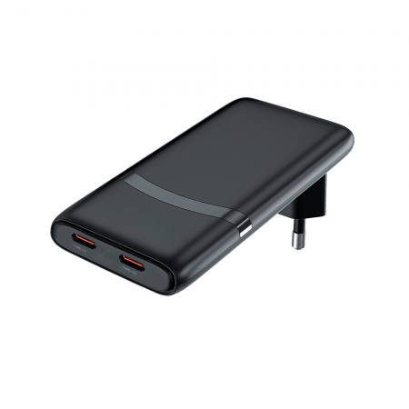 Сетевой блок для Apple Cabal Premium СP-TCH-651-2 65W GaN+PD series (USB-C) черный - фото 2