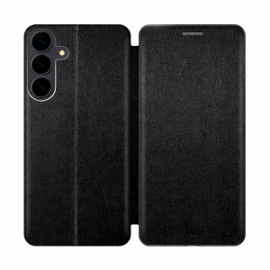 Чехол-книжка совместимая с Samsung S25 FE темно-синяя