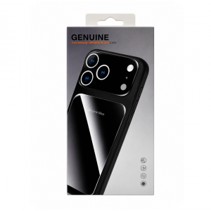 Пластиковая накладка Genuine совместимая с iPhone 18 Pro Max/17 Pro Max черная