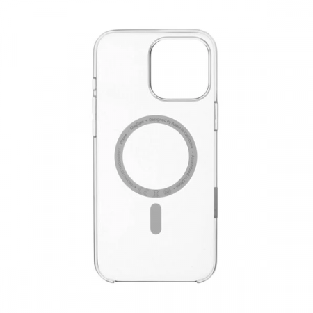 Пластиковая накладка Clear Case с MagSafe совместимая с iPhone 16 Pro прозрачная  - фото 2
