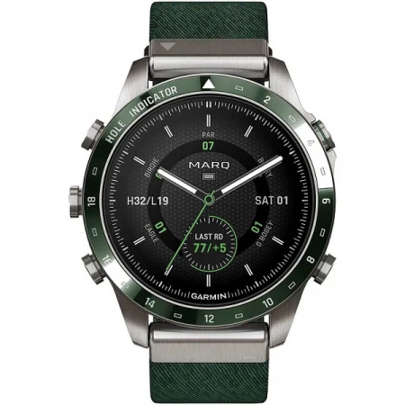 Умные часы Garmin Marq Golfer Gen 2 Emea Amoled (010-02648-C4) зеленые (Тайвань) - фото 3