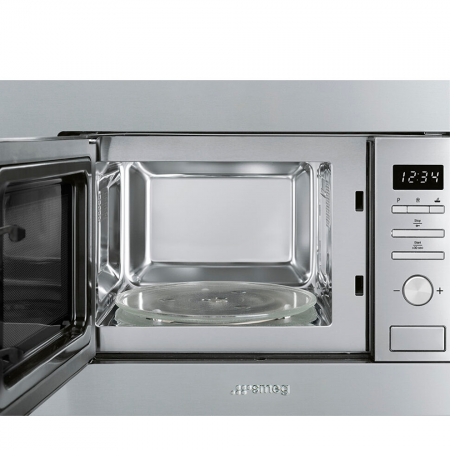 Встраиваемая микроволновая печь SMEG FMI020X - фото 2