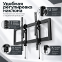 Кронштейн Uniteki наклонно-поворотный 55"-120" FM512 Large Pro Line