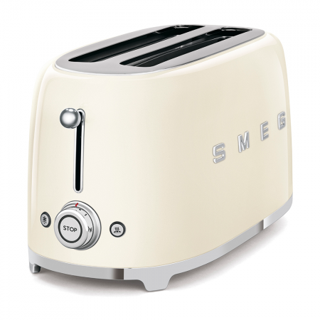 Тостер SMEG TSF02CREU, 4 ломтика, цвет кремовый - фото 2