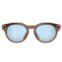 Умные очки Oakley Meta HSTN 00W8002 Brown Smoke /Prizm Deep Water Polarized  (коричневая оправа / голубые линзы с поляризацией )