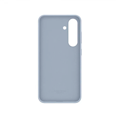 Кожаная накладка Kindsuit Case совместимая с Samsung S25/S24 голубая (оригинал) - фото 3