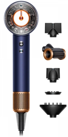 Фен Dyson Supersonic HD16 Prussian Blue/Rich Copper (синий/медный) (с диффузором)