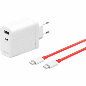 Сетевое зарядное устройство Oppo SUPERVOOC 120W (USB) + кабель (Type-C)  белый EAC