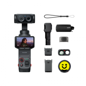 Экшен-камера Insta360 Luna Ultra Creator Bundle Dual-Lens 8k черная