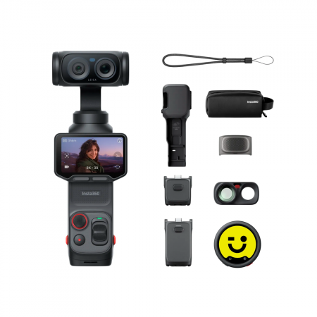 Экшен-камера Insta360 Luna Ultra Creator Bundle Dual-Lens 8k черная - фото 2