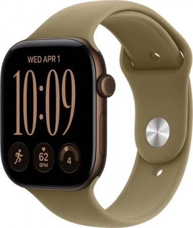 Apple Watch Series 12  ( MJEU4 ) 46mm Dark Bronze Olive SB (темная бронза / оливковый спортивный ремешок) (M/L)