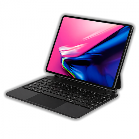 Чехол-клавиатура Partner магнитная + Touchpad совместимая с iPad Pro 11 M4/M5 (2025-2026) (РУ) черная