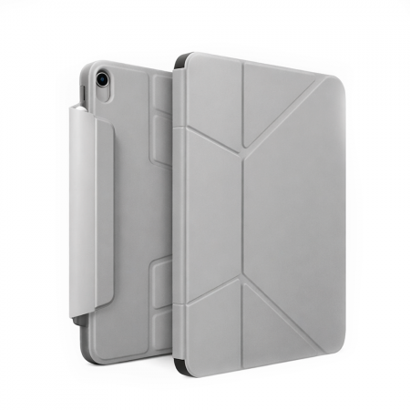 Чехол-книжка Uniq Ryze 360 совместимый с iPad Air 13" (2024) Grey (серый)