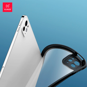 Противоударная накладка Xundd совместимый с iPad Pro 11" (2024) прозрачный с черными бортами