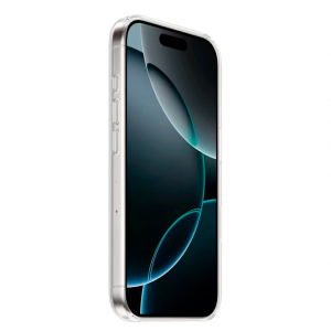 Пластиковая накладка Clear Case с MagSafe совместимая с iPhone 16 Pro прозрачная LB