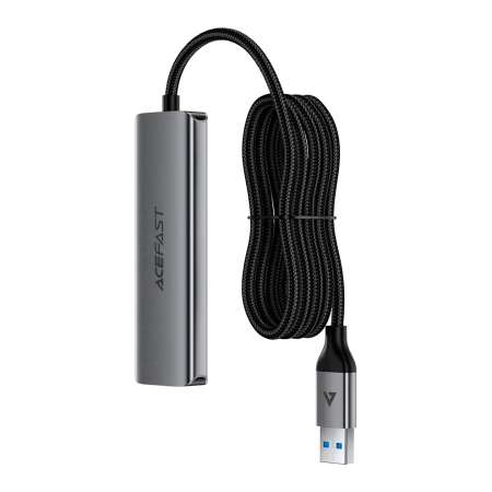 USB-концентратор AceFast 4 in 1 (J17)  - фото 2