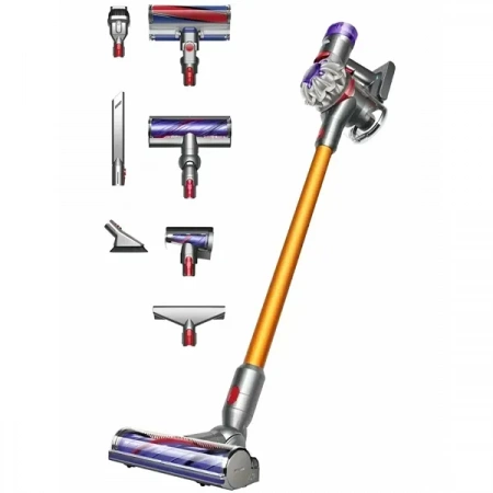 Вертикальный пылесос Dyson V8 Absolute SV25 Silver/Yellow (7 Насадок) (Малайзия) - фото 2