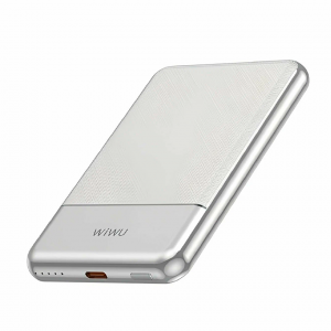 Внешний аккумулятор Wiwu Silver Seraph с MagSafe 5000mAh 20W серебро ССС