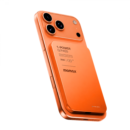 Внешний аккумулятор Momax Q.Pass с MagSafe 3000 mAh 7.5w оранжевый CCC