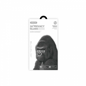 Конфидециальное защитное стекло GORILLA Corning GLASS XC-12 совместимое с iPhone 16 E/14/13/13 Pro
